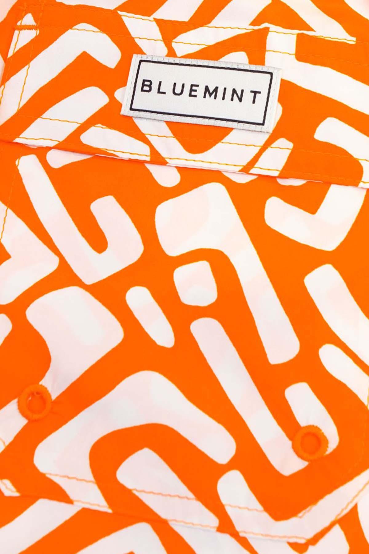 Bluemint Logan Orange Stone Şort Mayo-Libas Trendy Fashion Store