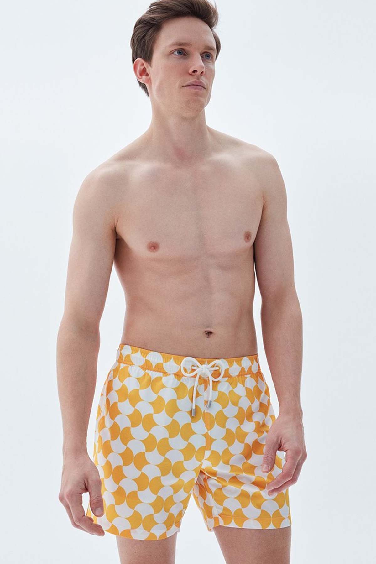 Bluemint Logan Orange Echo Şort Mayo-Libas Trendy Fashion Store