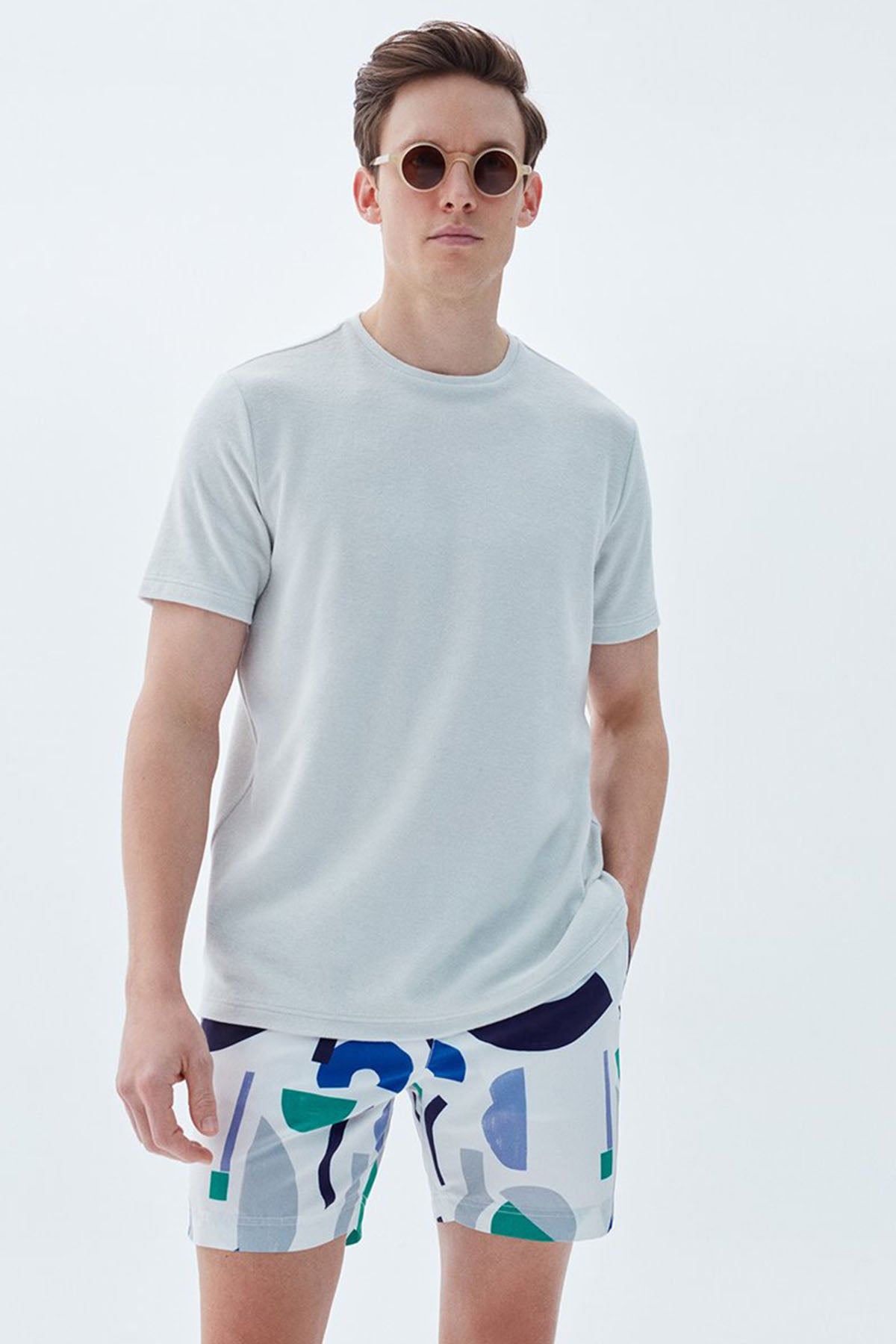 Bluemint Bond White Marks Şort Mayo-Libas Trendy Fashion Store