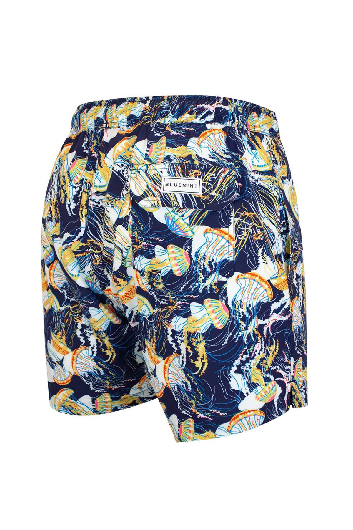 Bluemint Arthus Stretch Navy Jellyfish Şort Mayo-Libas Trendy Fashion Store