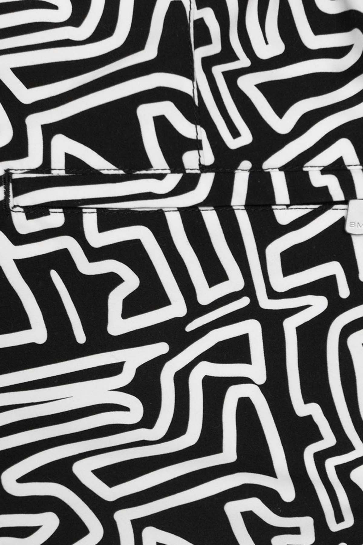 Bluemint Bond Black Maze Şort Mayo-Libas Trendy Fashion Store