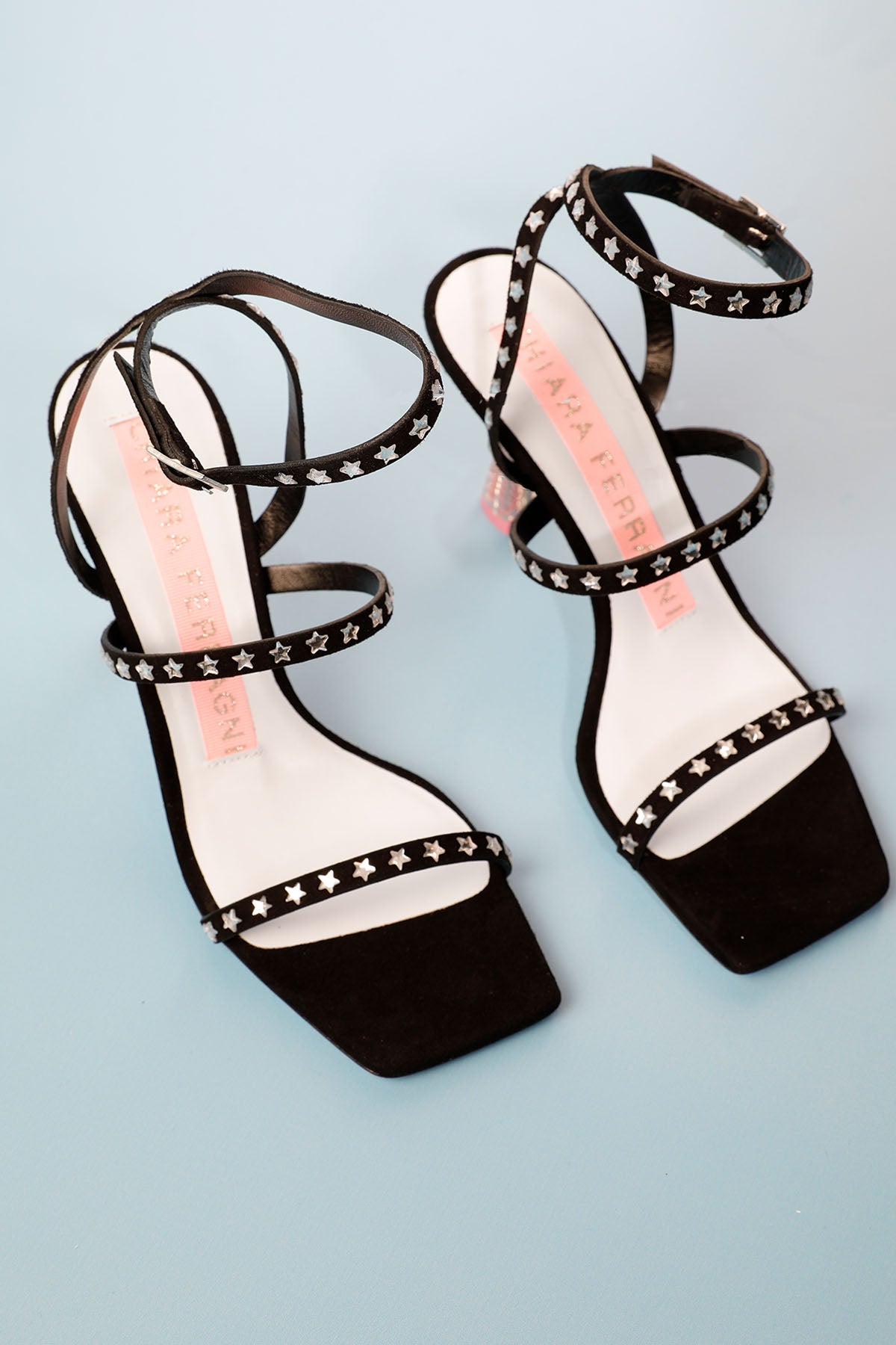 Chiara Ferragni Küt Burun Yıldız Aksesuarlı Topuklu Ayakkabı-Libas Trendy Fashion Store