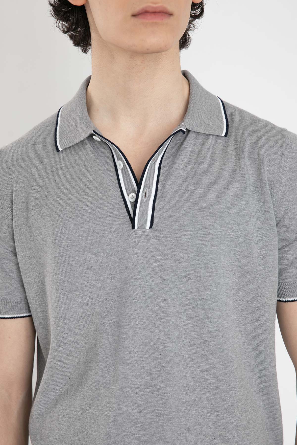 Gran Sasso Polo Yaka T-Shirt-Libas Trendy Fashion Store