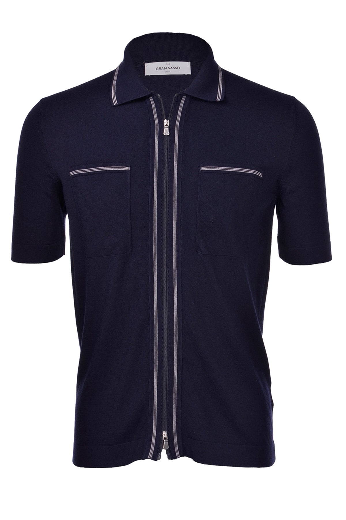 Gran Sasso Fermuarlı Triko Gömlek-Libas Trendy Fashion Store