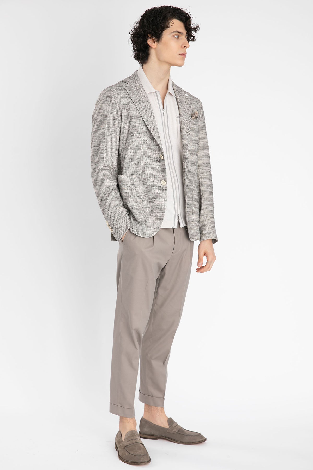 Gran Sasso Fermuarlı Triko Gömlek-Libas Trendy Fashion Store