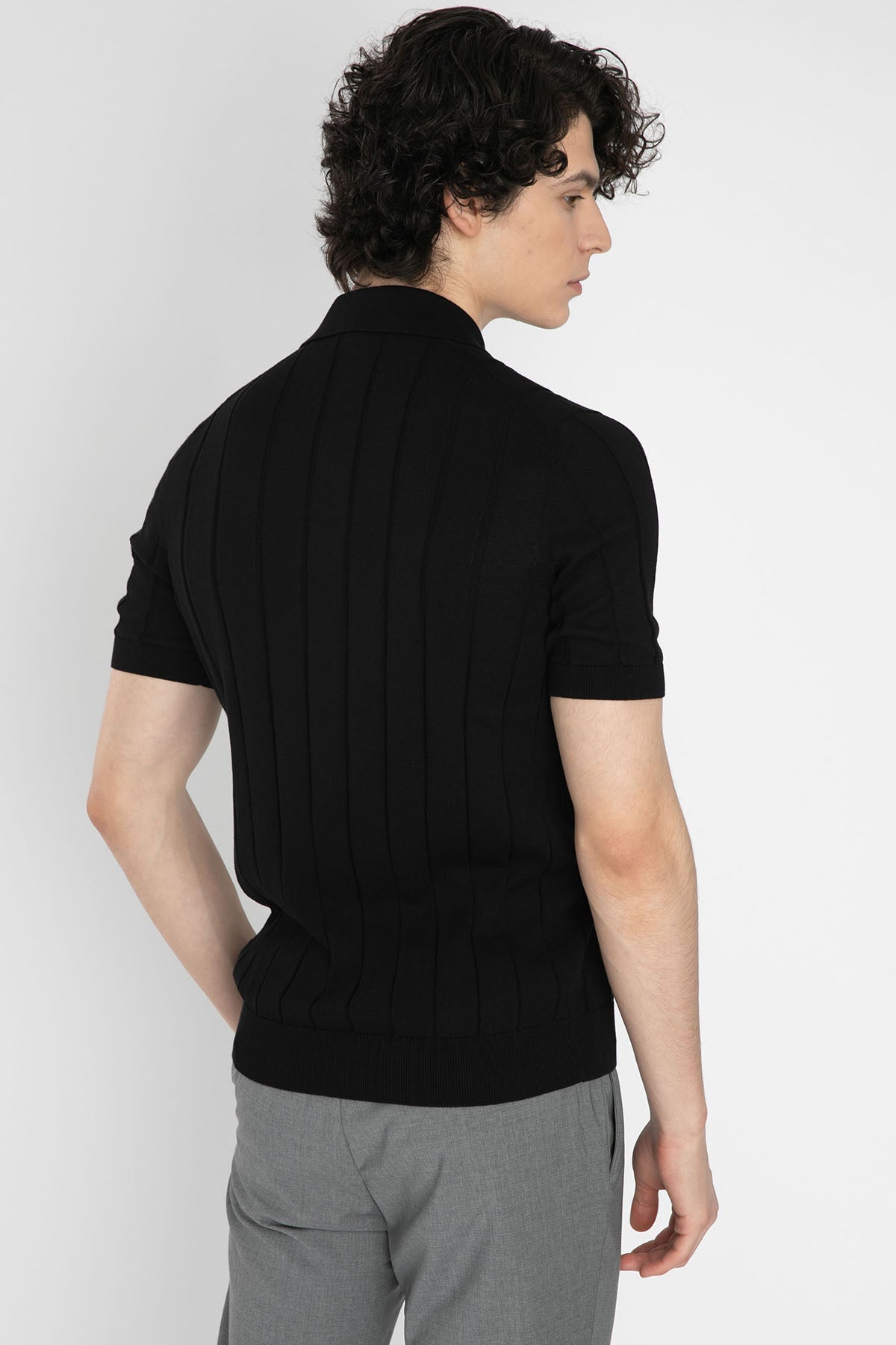 Gran Sasso Düğmeli Triko Gömlek-Libas Trendy Fashion Store