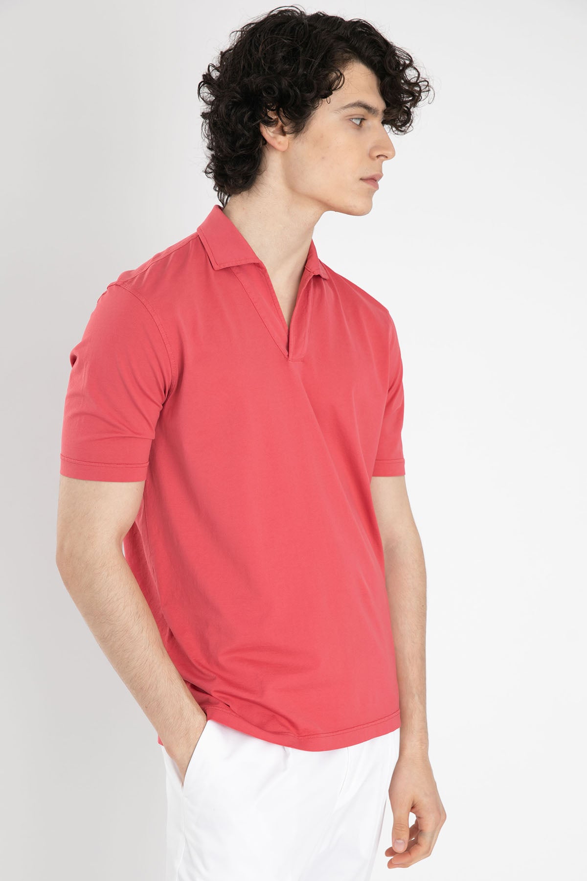 Gran Sasso Polo Yaka T-shirt-Libas Trendy Fashion Store