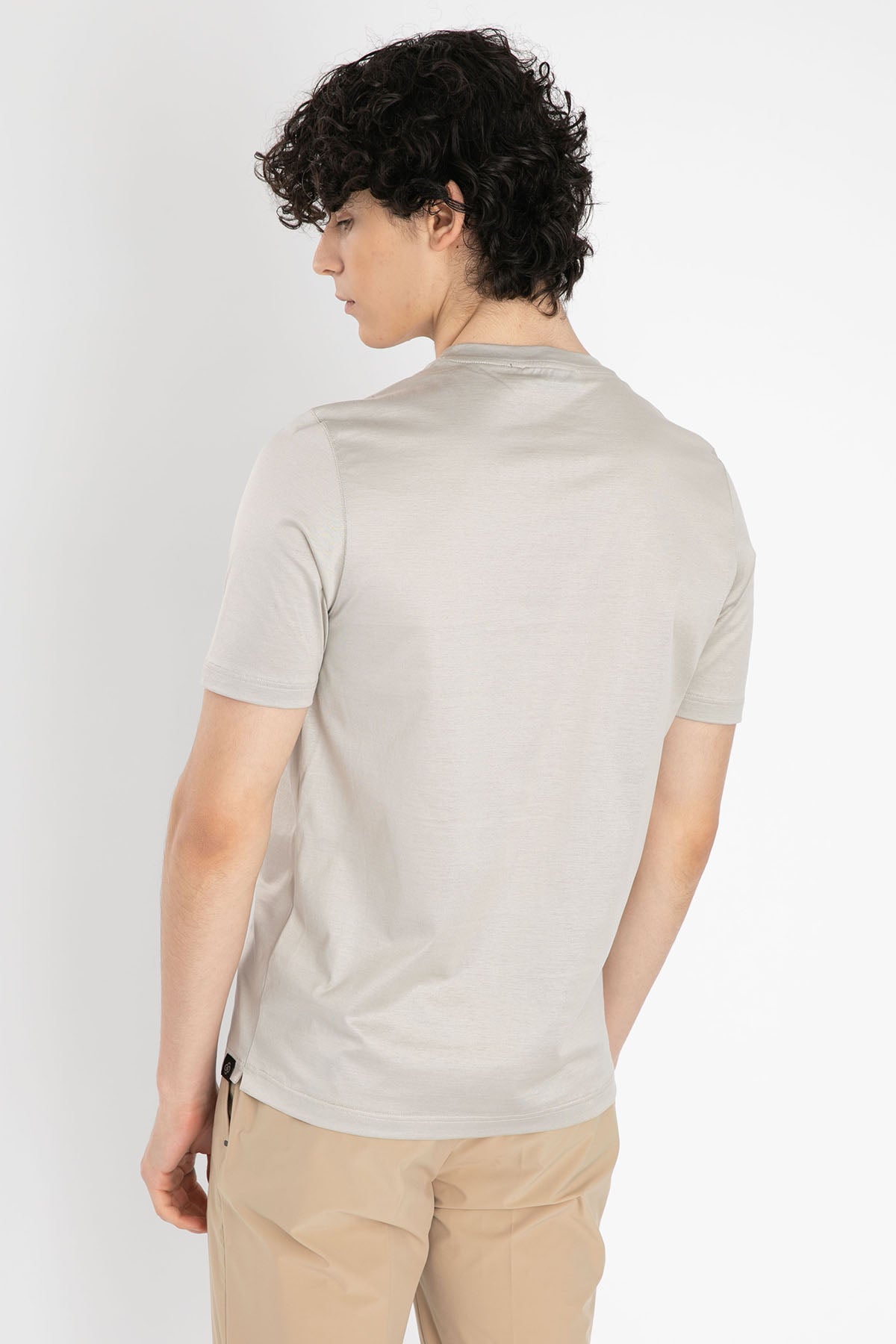 Gran Sasso Yuvarlak Yaka T-shirt-Libas Trendy Fashion Store