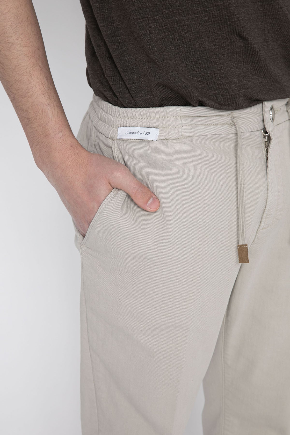 Richard J. Brown Malindi Slim Regular Fit Beli Lastikli Pantolon-Libas Trendy Fashion Store
