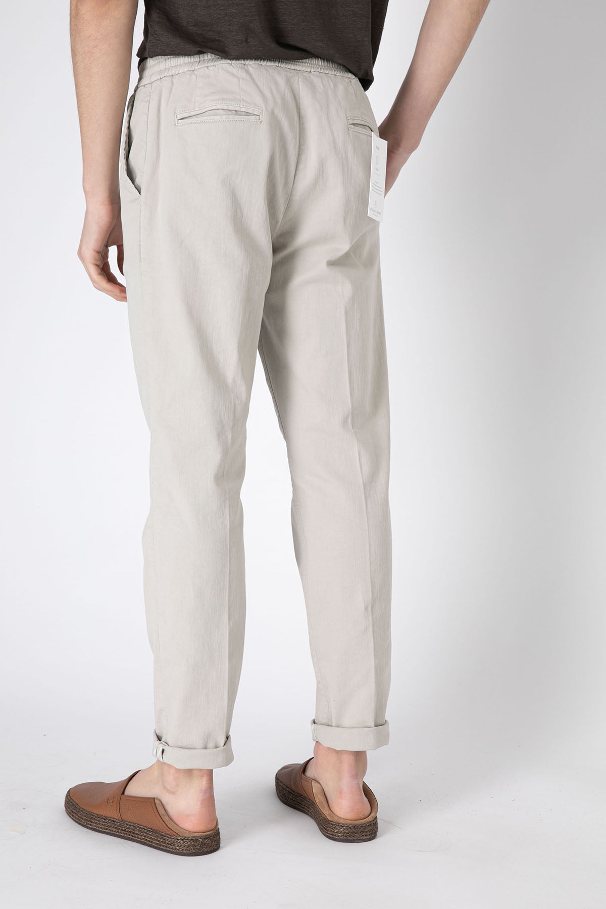 Richard J. Brown Malindi Slim Regular Fit Beli Lastikli Pantolon-Libas Trendy Fashion Store
