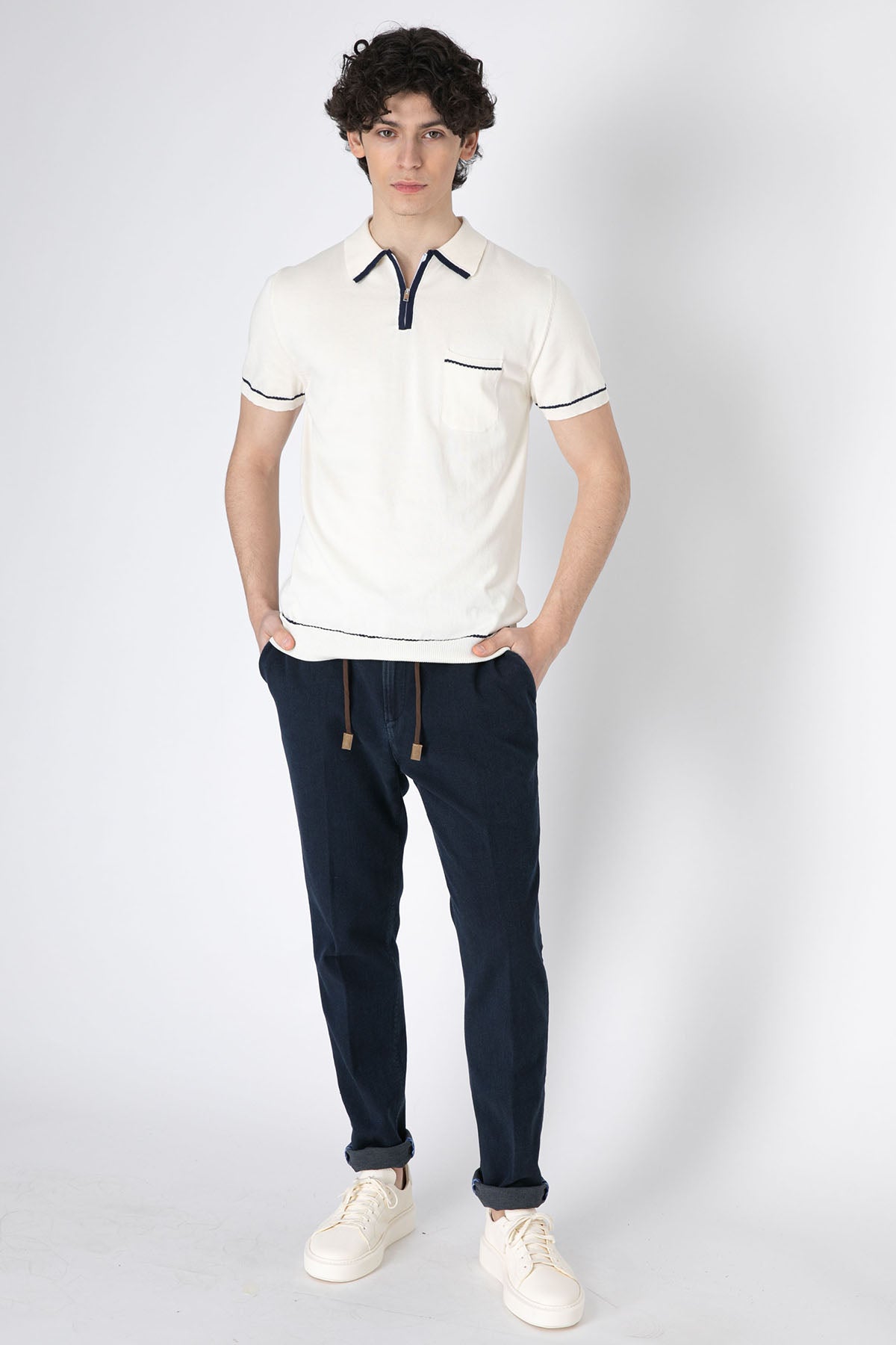 Richard J. Brown Malindi Slim Regular Fit Beli Lastikli Jeans-Libas Trendy Fashion Store