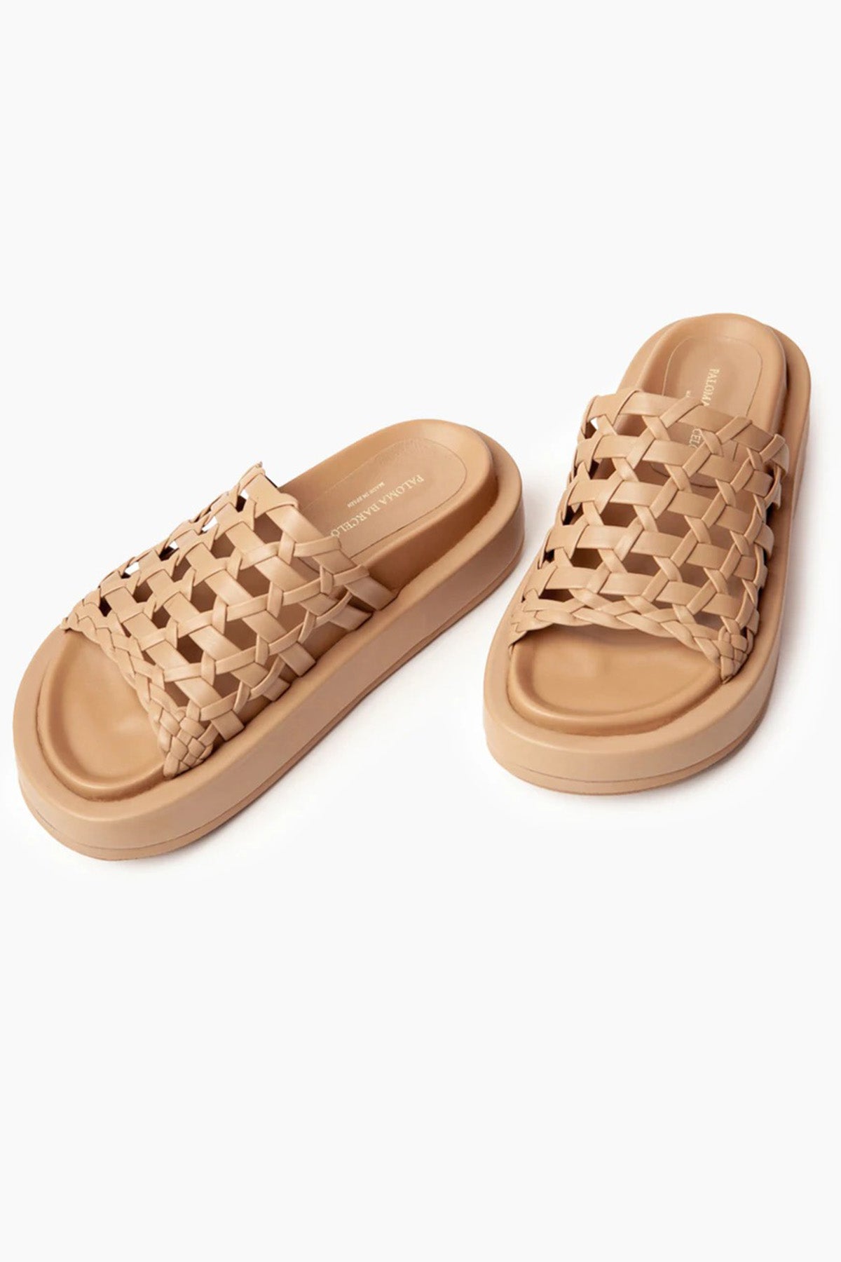 Paloma Barcelo Elisa Örgü Deri Terlik-Libas Trendy Fashion Store