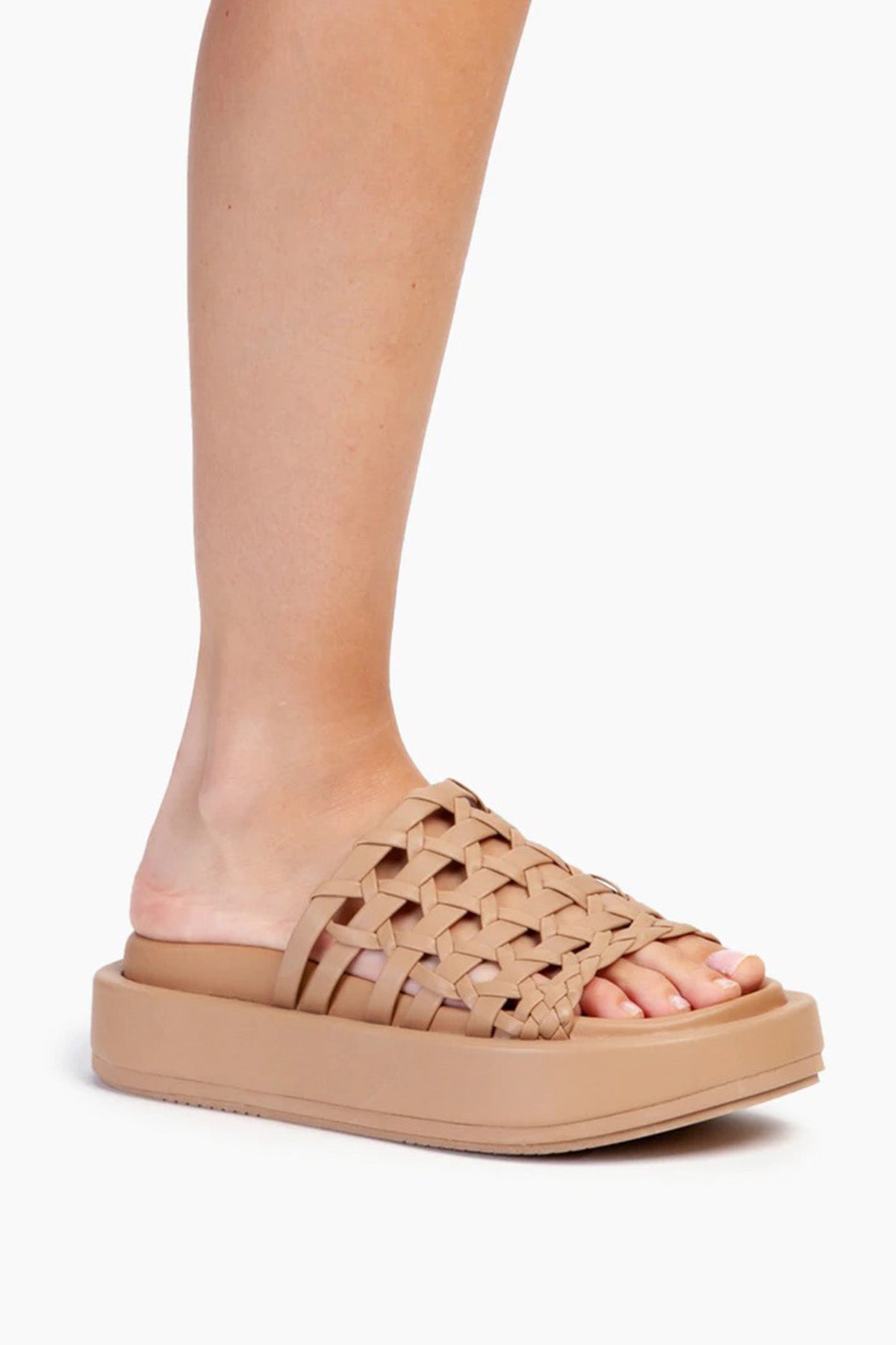 Paloma Barcelo Elisa Örgü Deri Terlik-Libas Trendy Fashion Store