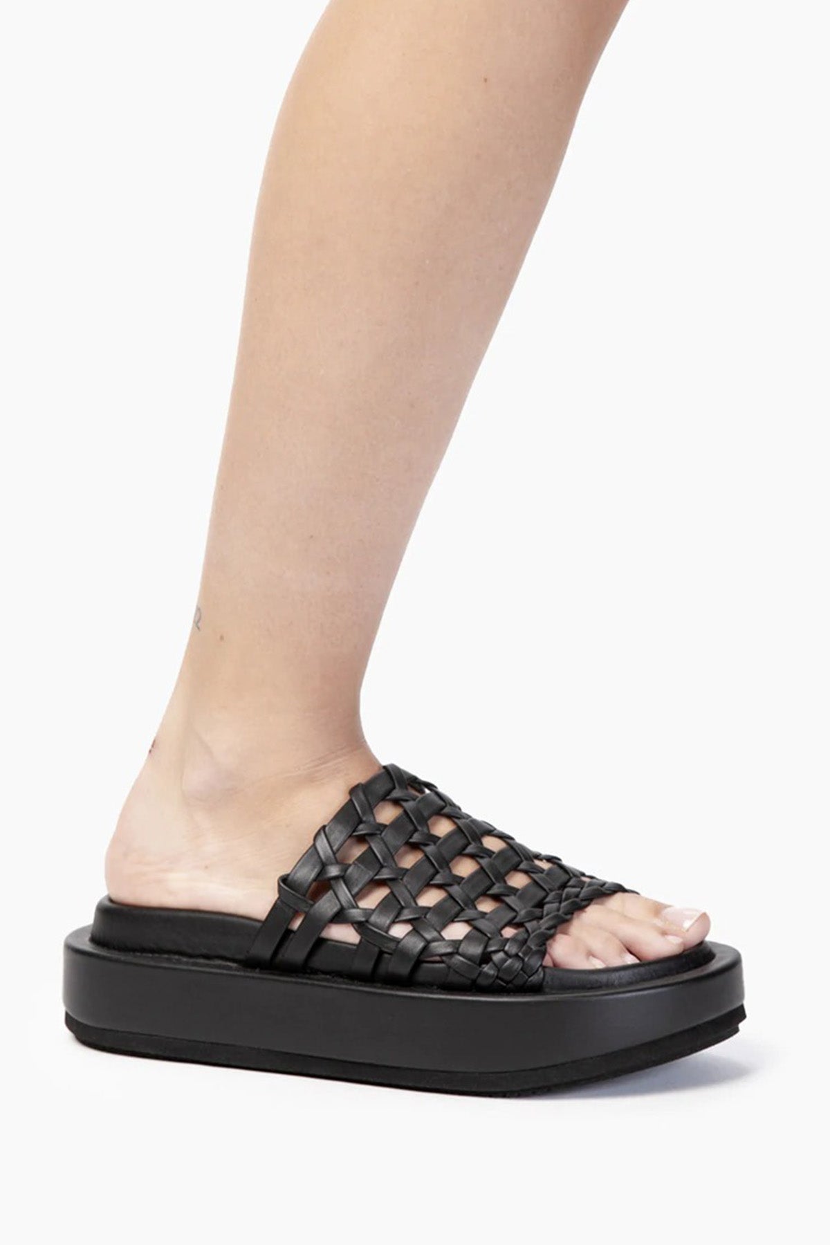 Paloma Barcelo Elisa Örgü Deri Terlik-Libas Trendy Fashion Store