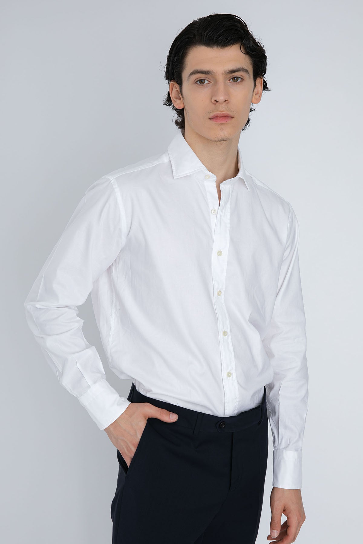 Tintoria Mattei Klasik Yaka Gömlek-Libas Trendy Fashion Store