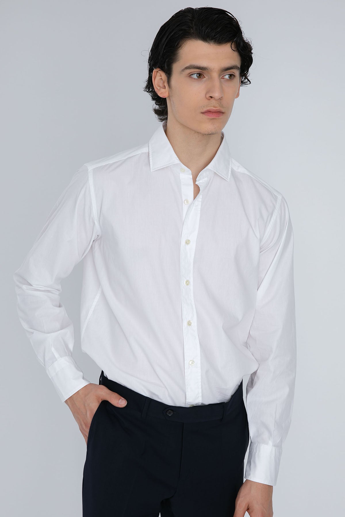 Tintoria Mattei Klasik Yaka Gömlek-Libas Trendy Fashion Store