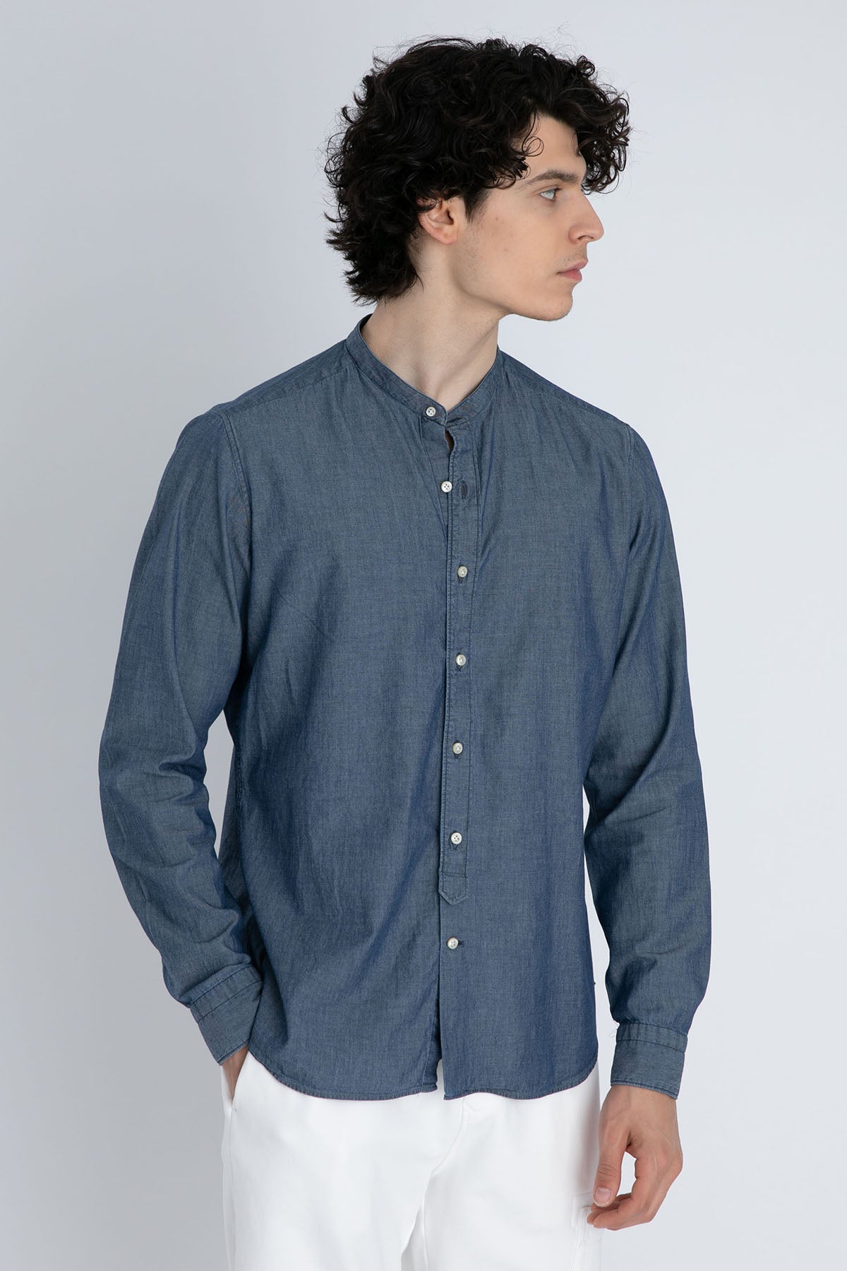 Tintoria Mattei Hakim Yaka Şamre Gömlek-Libas Trendy Fashion Store