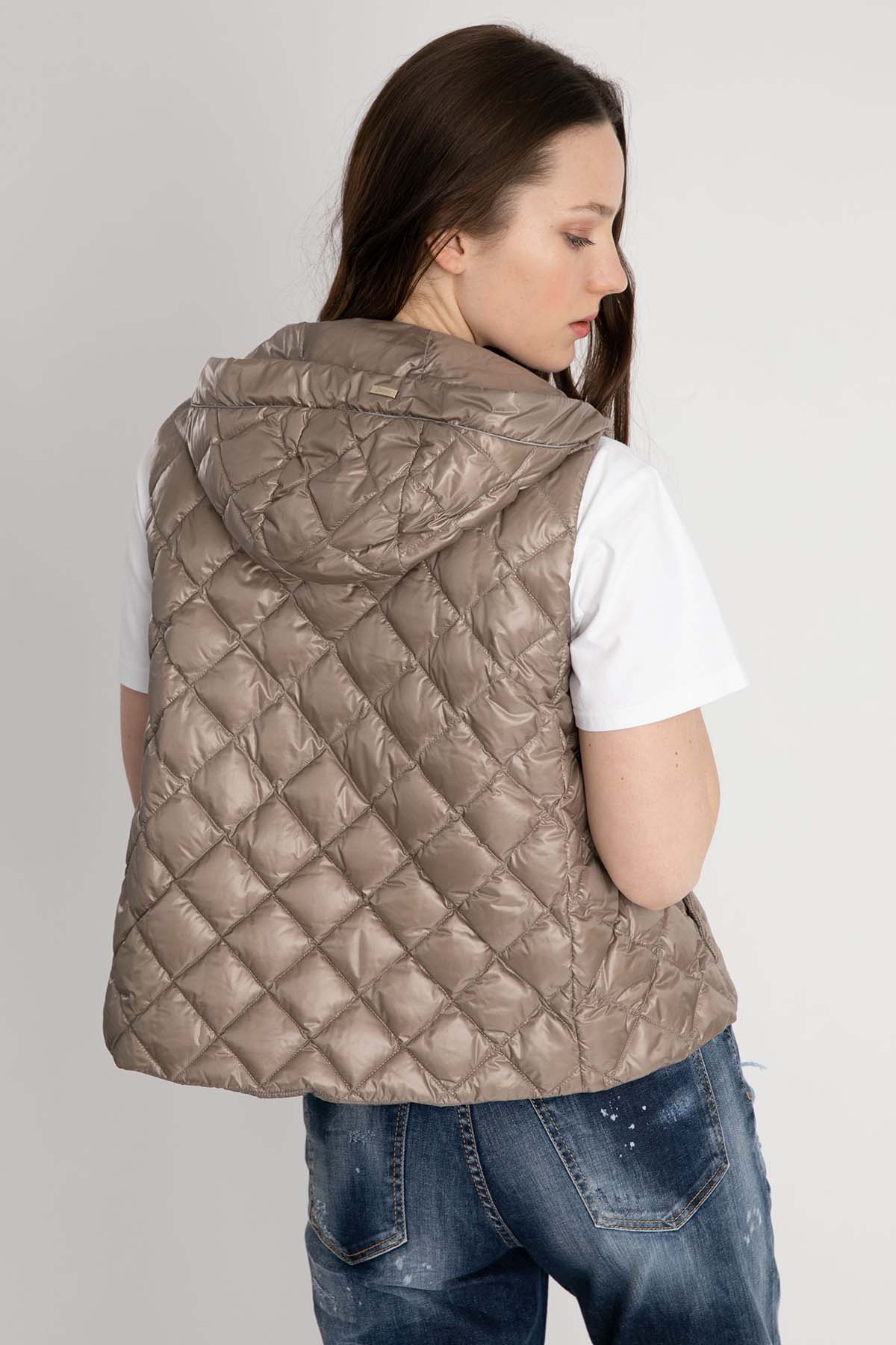 Herno Kapüşonlu Kapitone Puffer Yelek-Libas Trendy Fashion Store