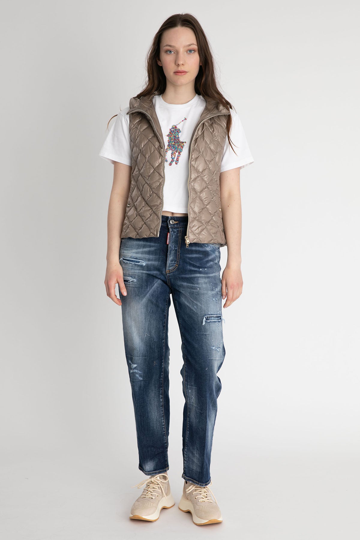 Herno Kapüşonlu Kapitone Puffer Yelek-Libas Trendy Fashion Store