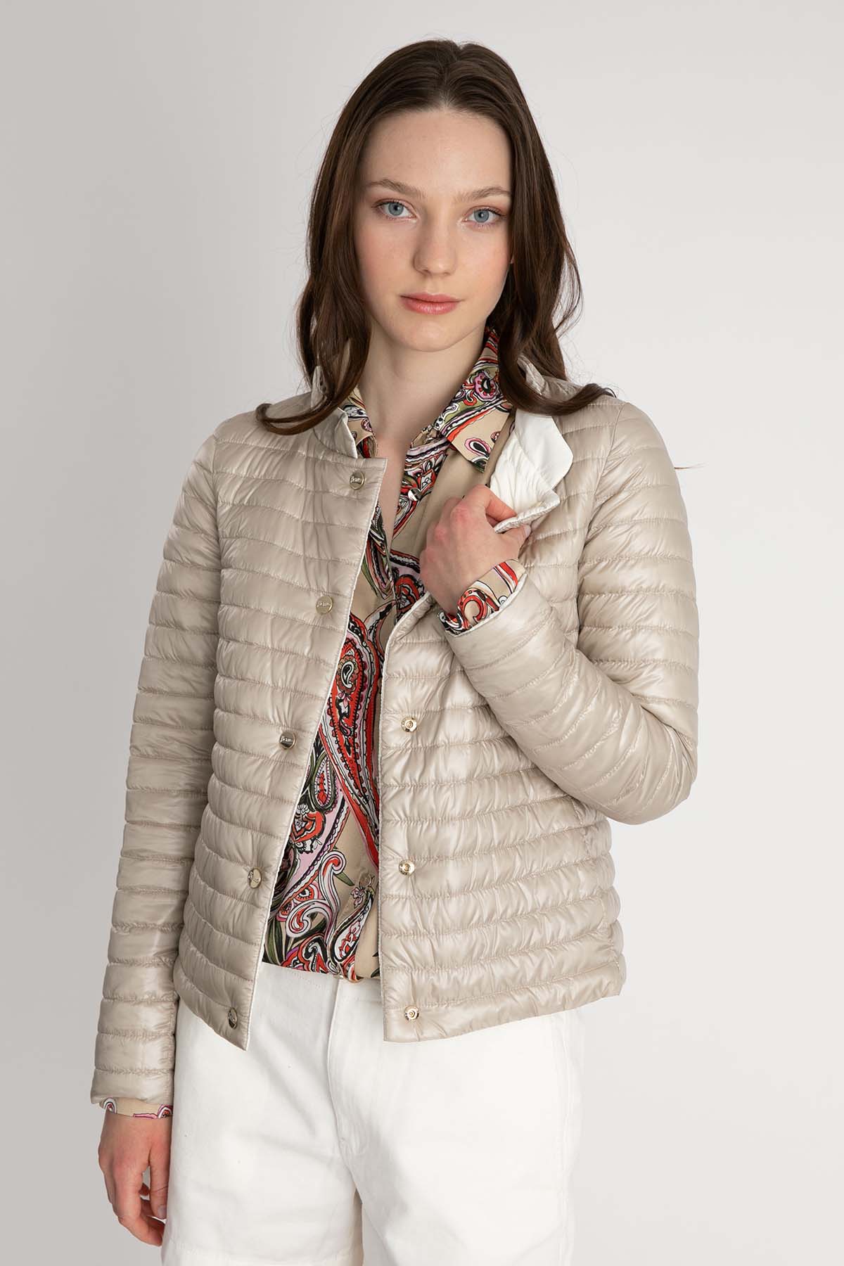 Herno Çift Taraflı Hakim Yaka Mont-Libas Trendy Fashion Store