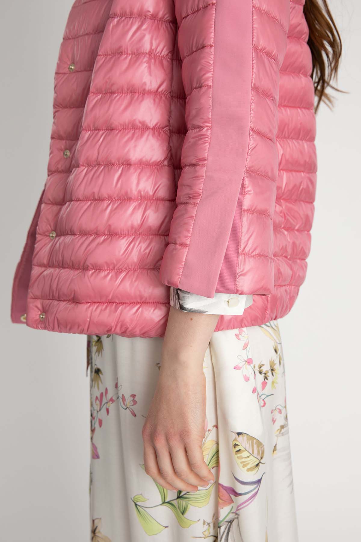 Herno Dik Yaka İnce Puffer Mont-Libas Trendy Fashion Store