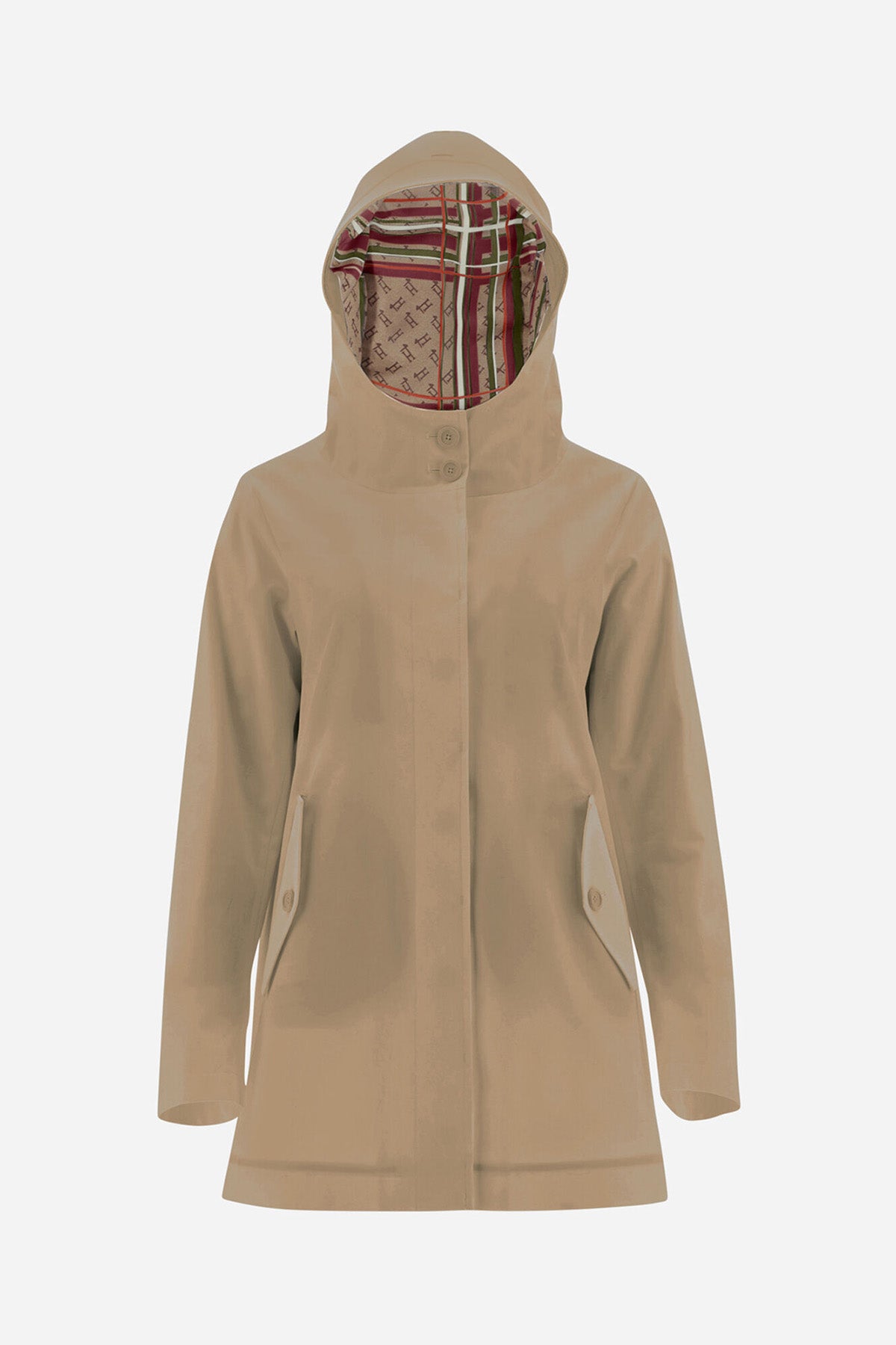 Herno Kapüşonlu Trençkot-Libas Trendy Fashion Store