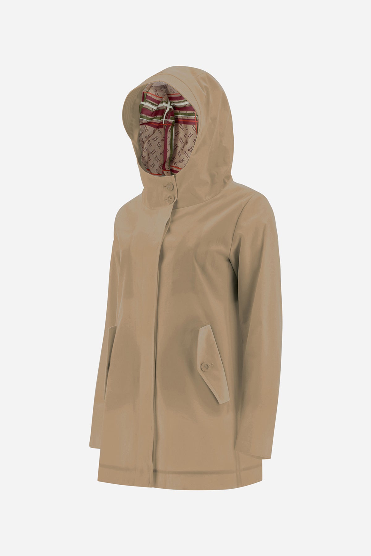 Herno Kapüşonlu Trençkot-Libas Trendy Fashion Store