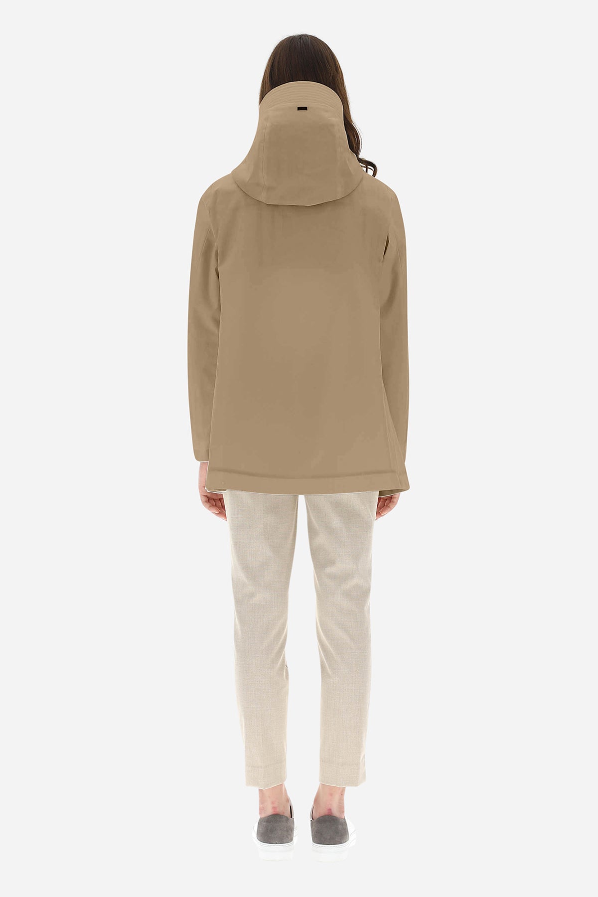 Herno Kapüşonlu Trençkot-Libas Trendy Fashion Store