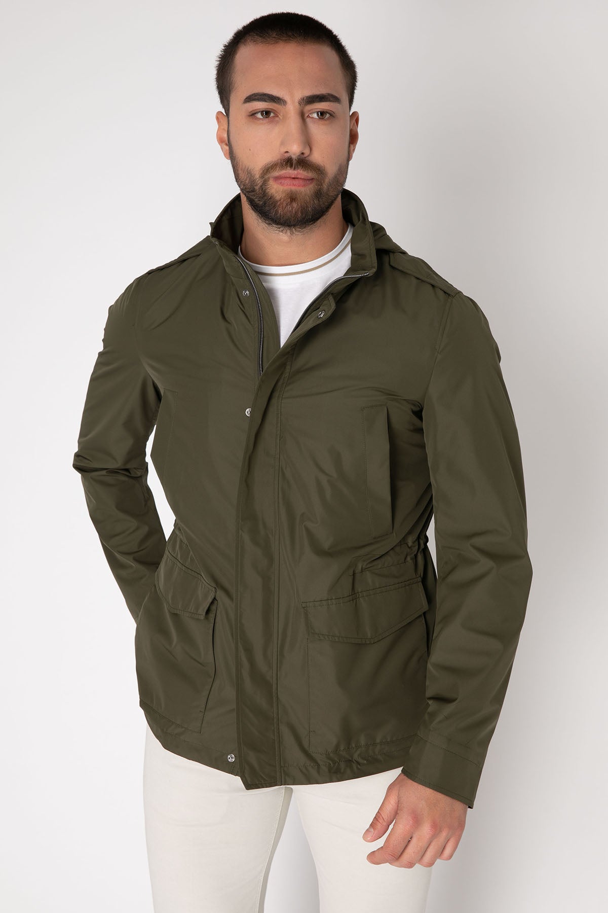 Herno Regular Fit Dik Yaka Mont-Libas Trendy Fashion Store