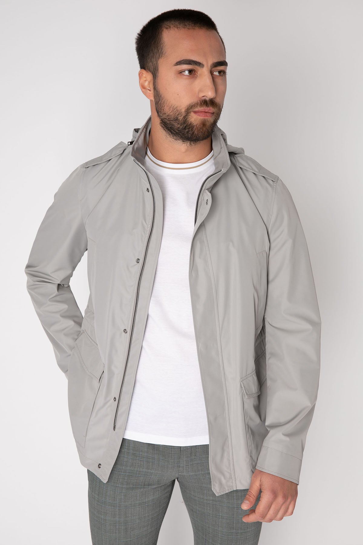 Herno Regular Fit Dik Yaka Mont-Libas Trendy Fashion Store