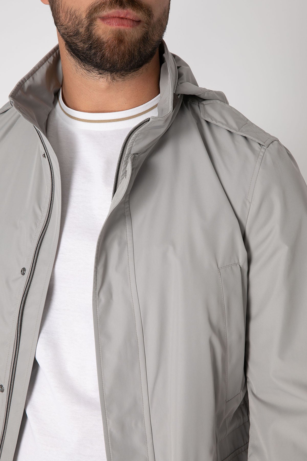 Herno Regular Fit Dik Yaka Mont-Libas Trendy Fashion Store