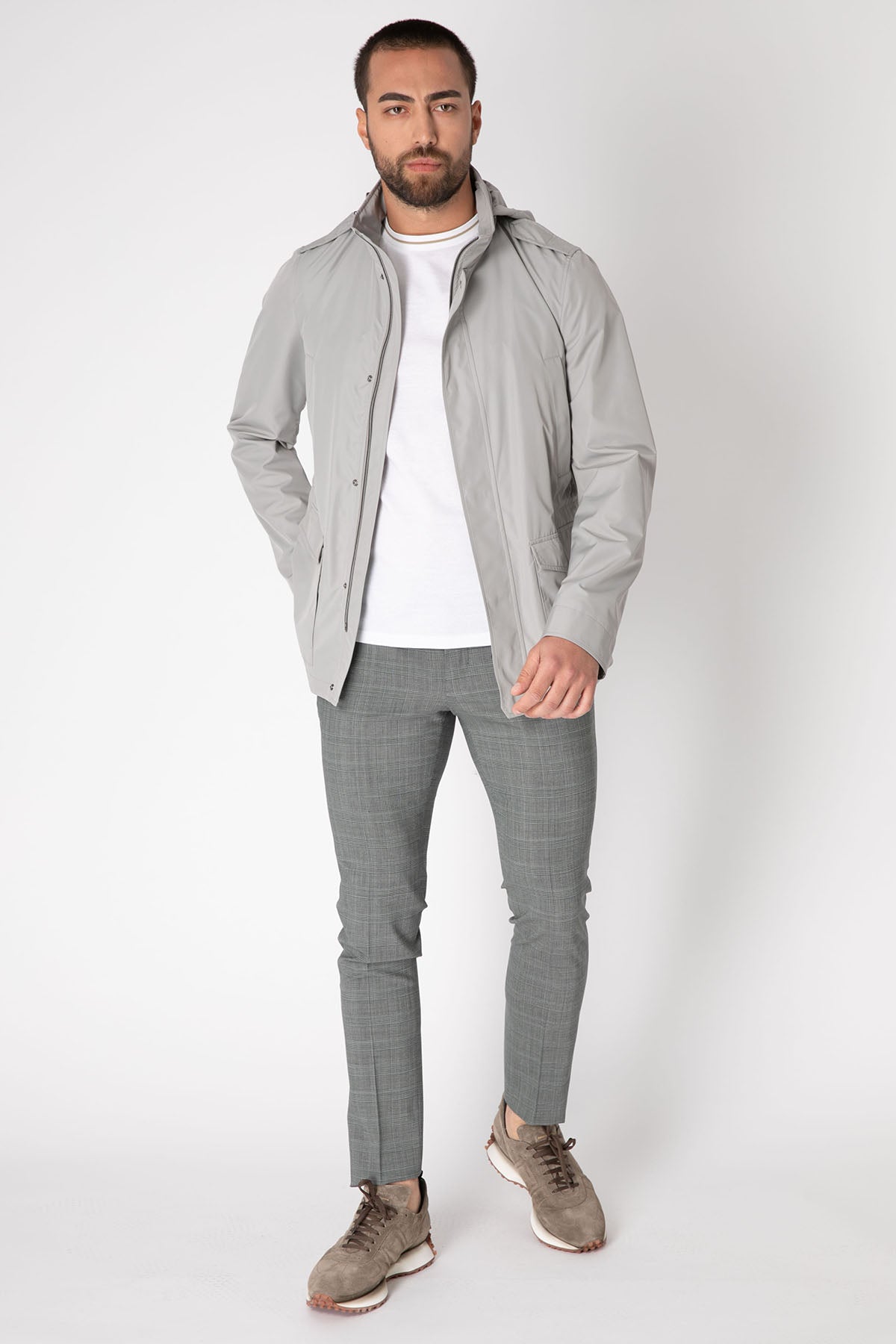 Herno Regular Fit Dik Yaka Mont-Libas Trendy Fashion Store