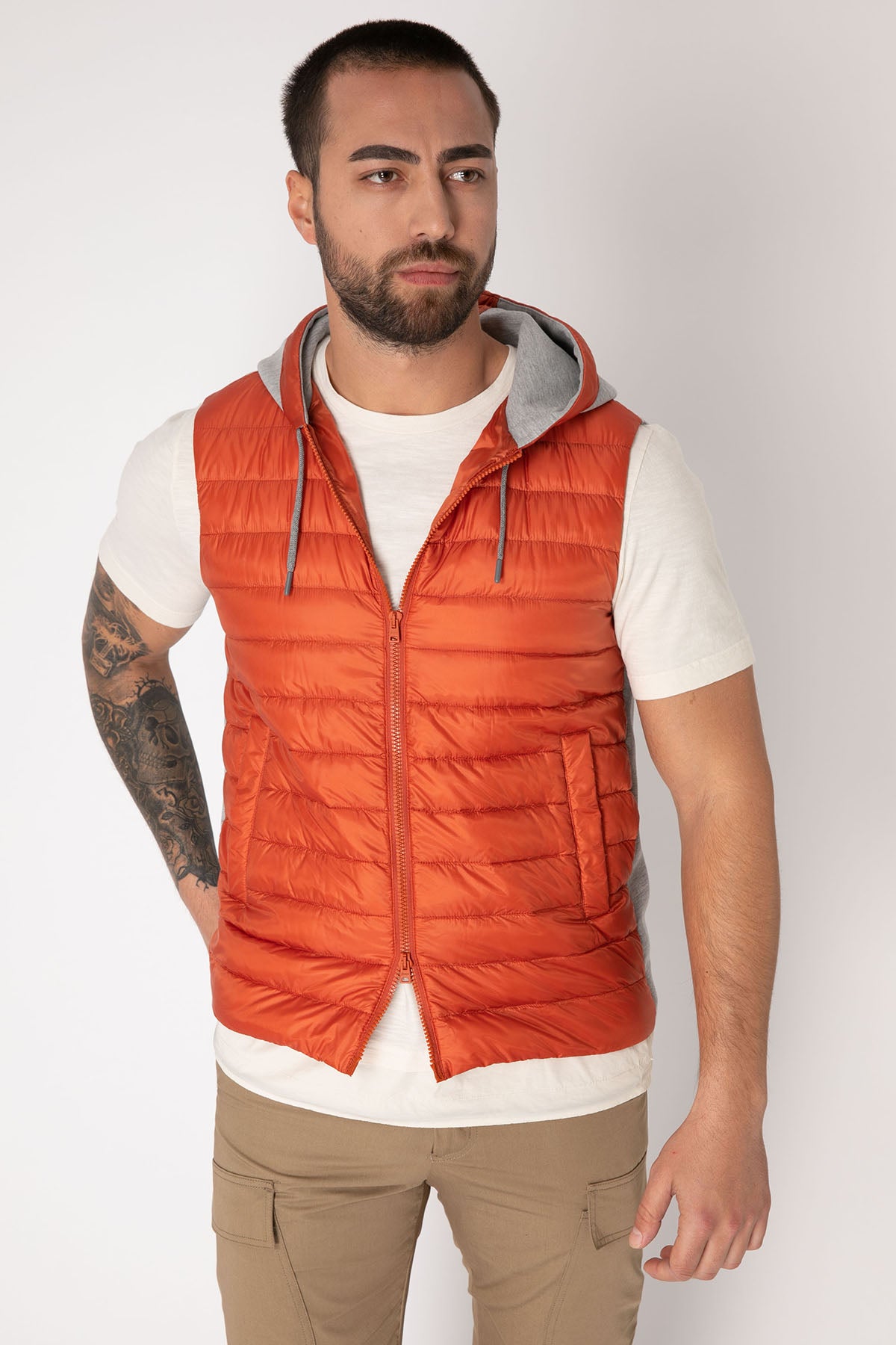 Herno Kapüşonlu Puffer Yelek-Libas Trendy Fashion Store