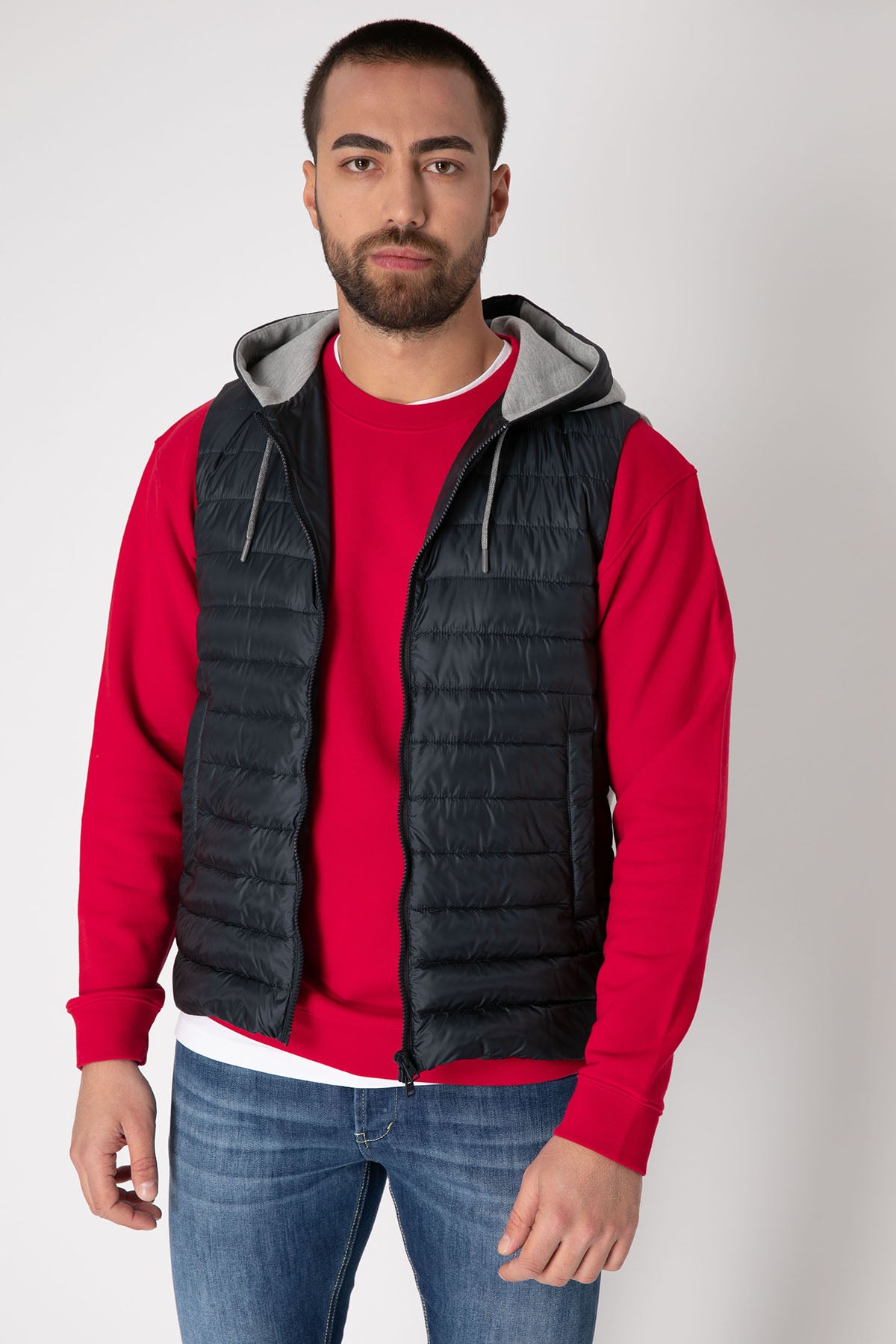 Herno Kapüşonlu Puffer Yelek-Libas Trendy Fashion Store