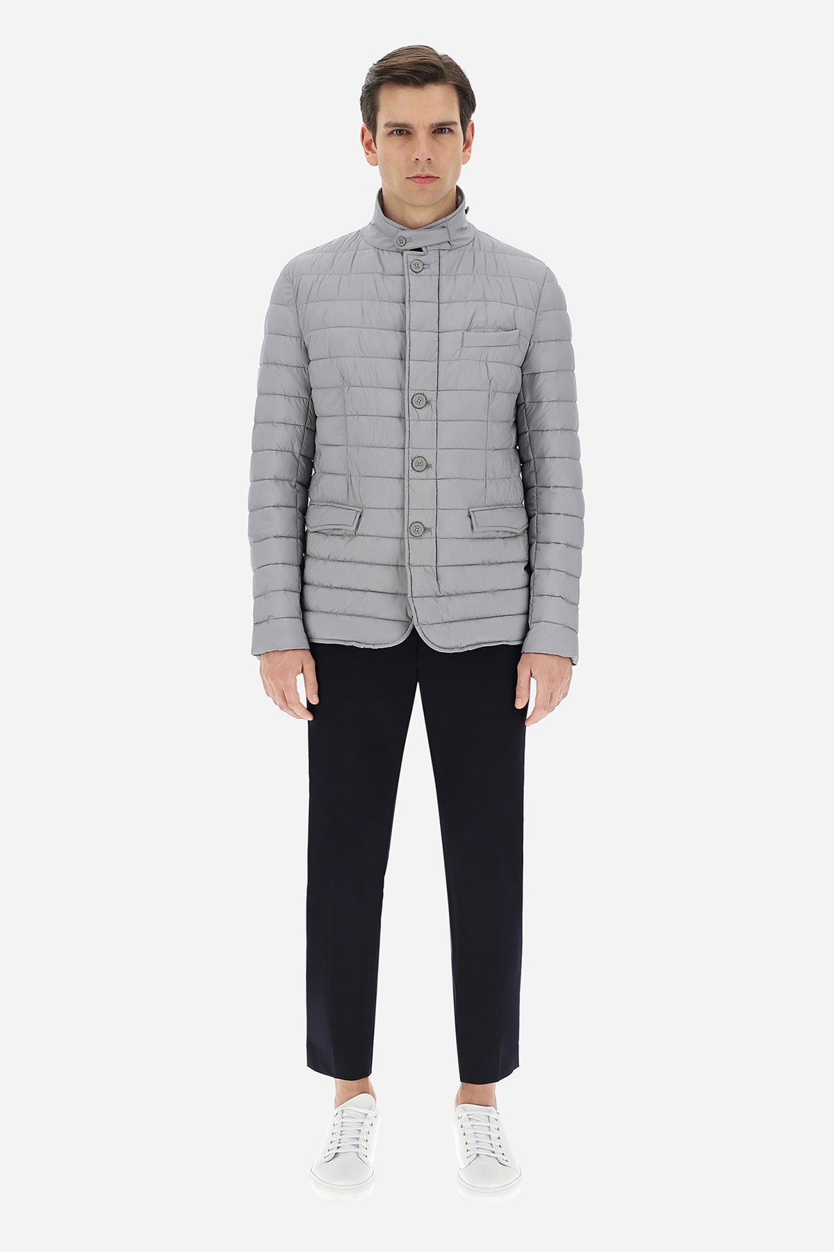 Herno Slim Fit Dik Yaka Puffer Mont Ceket-Libas Trendy Fashion Store