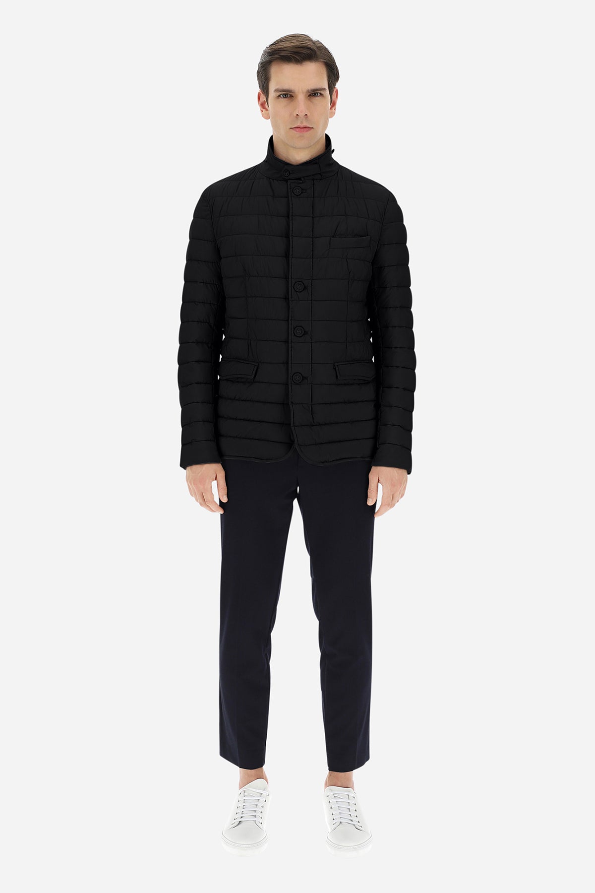 Herno Slim Fit Dik Yaka Puffer Mont Ceket-Libas Trendy Fashion Store