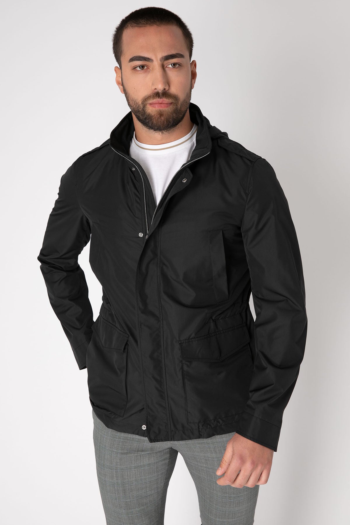 Herno Regular Fit Dik Yaka Mont-Libas Trendy Fashion Store