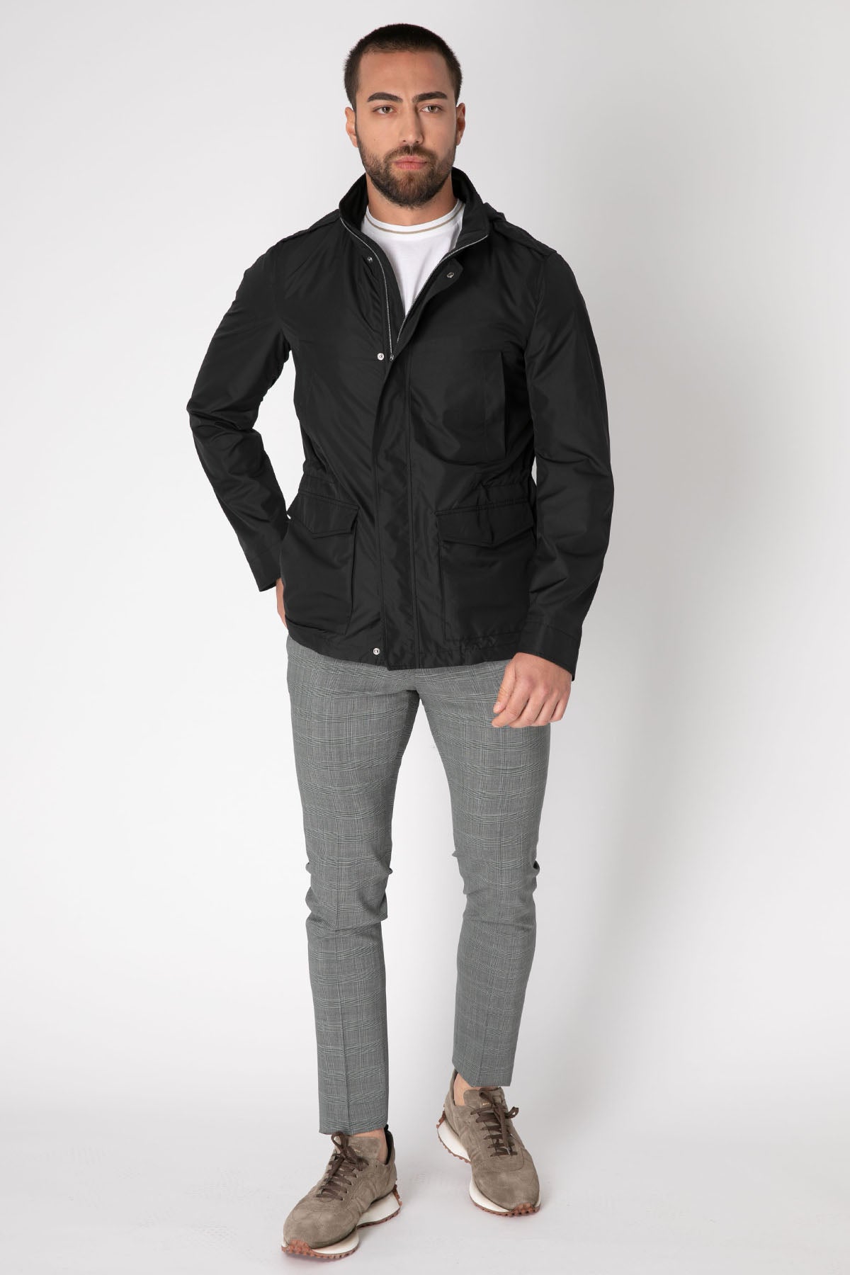 Herno Regular Fit Dik Yaka Mont-Libas Trendy Fashion Store