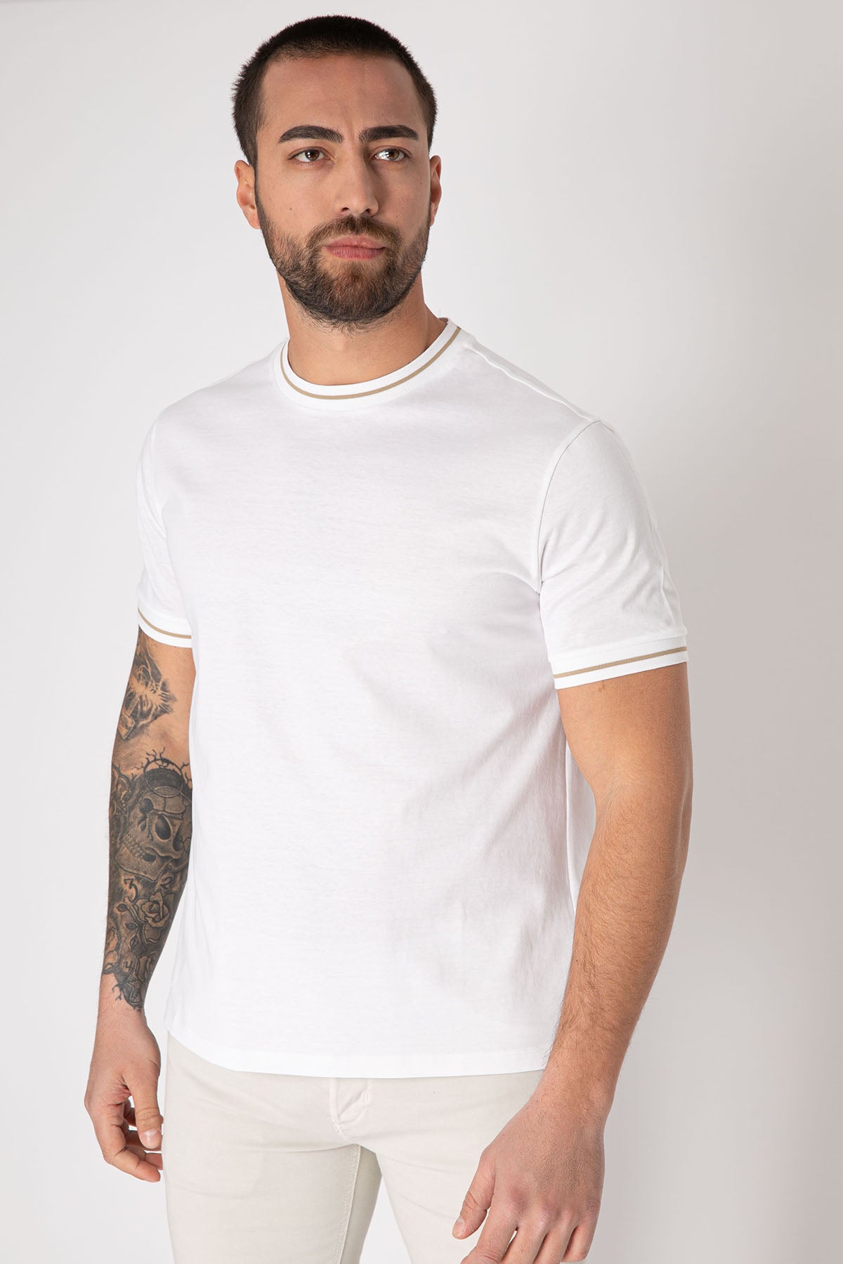 Herno Regular Fit Yuvarlak Yaka T-shirt-Libas Trendy Fashion Store