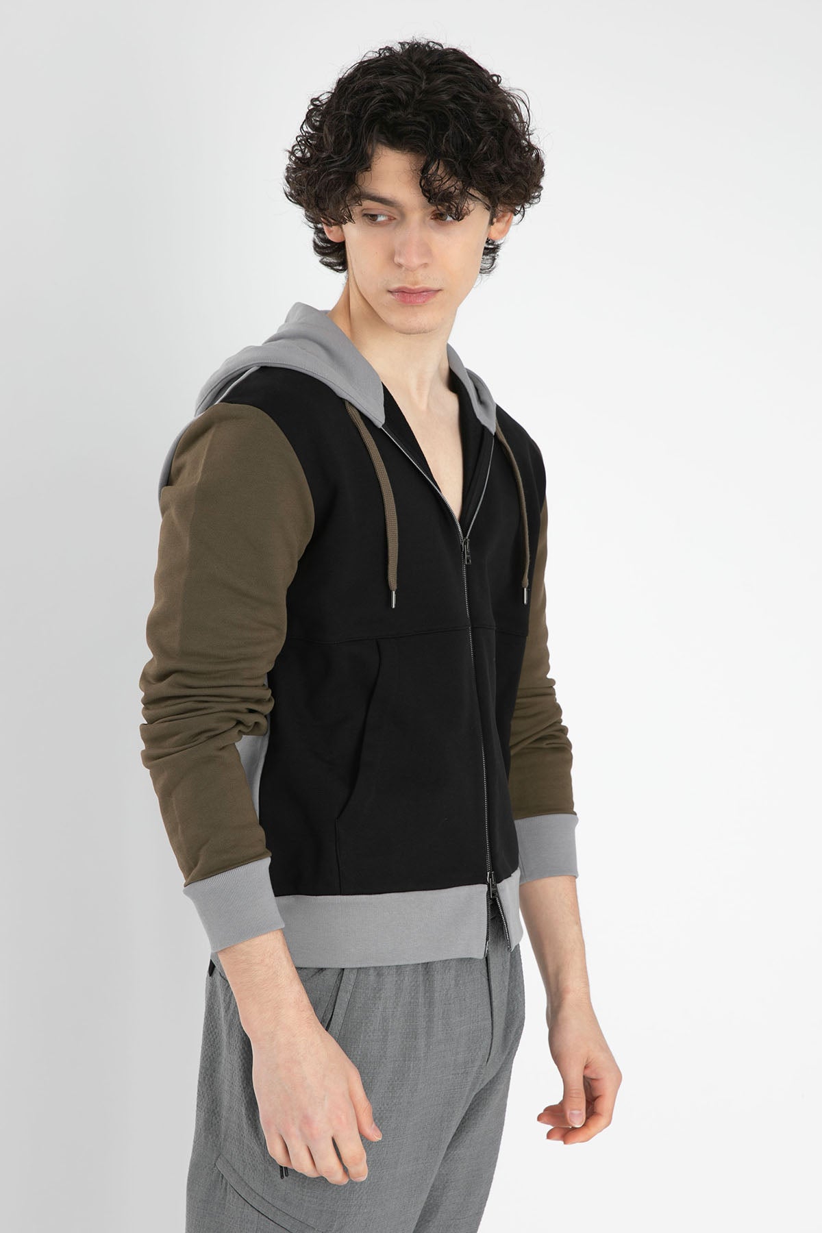 Herno Regular Fit Fermuarlı Kapüşonlu Ceket-Libas Trendy Fashion Store