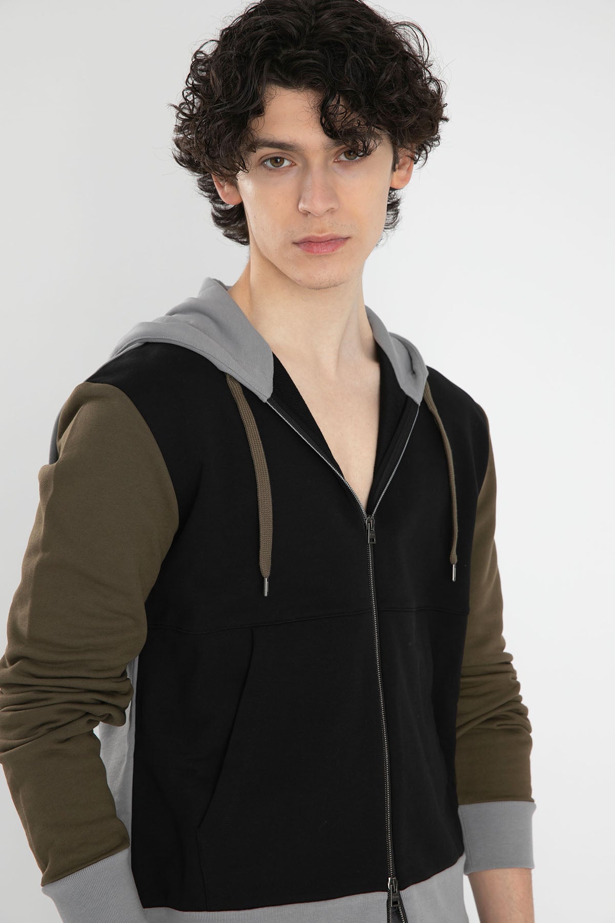 Herno Regular Fit Fermuarlı Kapüşonlu Ceket-Libas Trendy Fashion Store