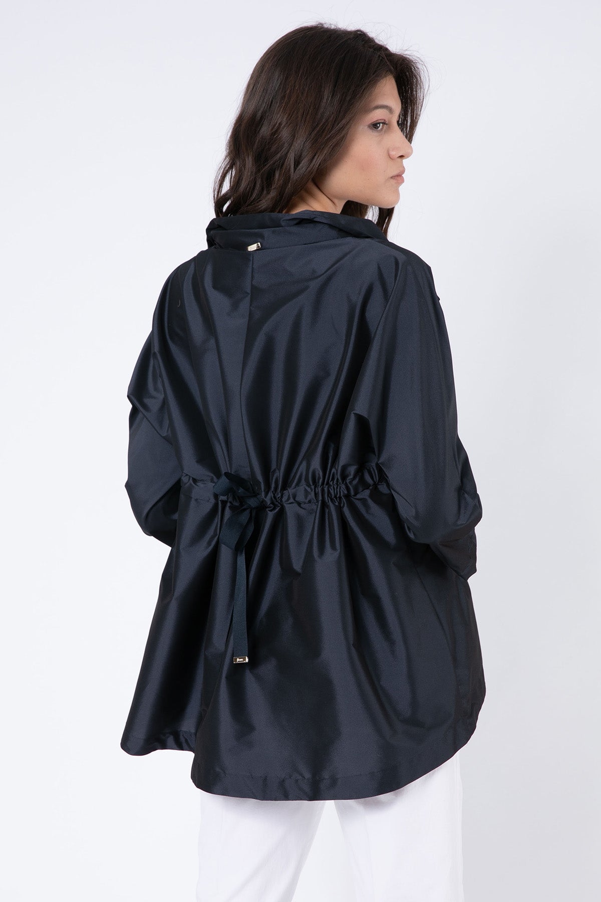 Herno Çan Kesim Belden Büzgülü İnce Trençkot-Libas Trendy Fashion Store