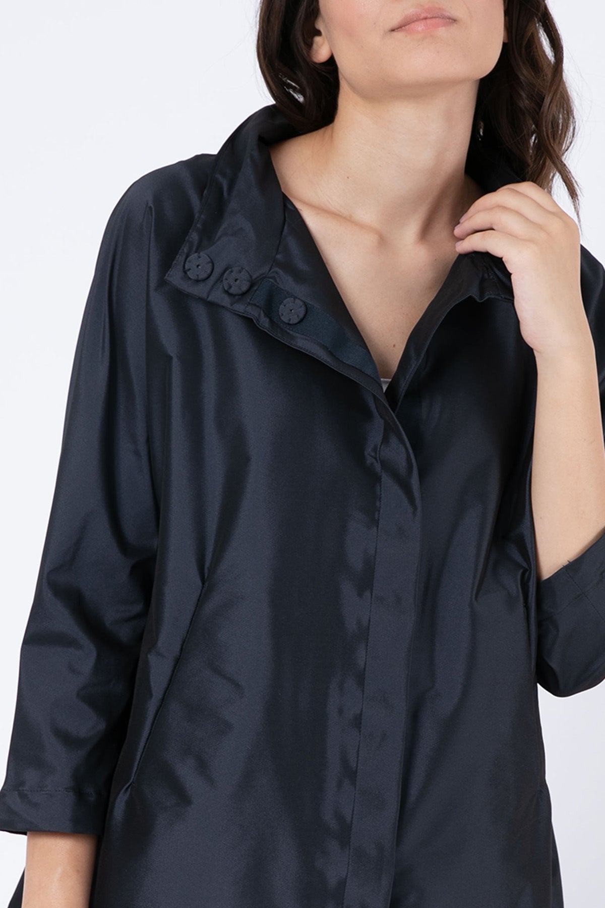 Herno Çan Kesim Belden Büzgülü İnce Trençkot-Libas Trendy Fashion Store