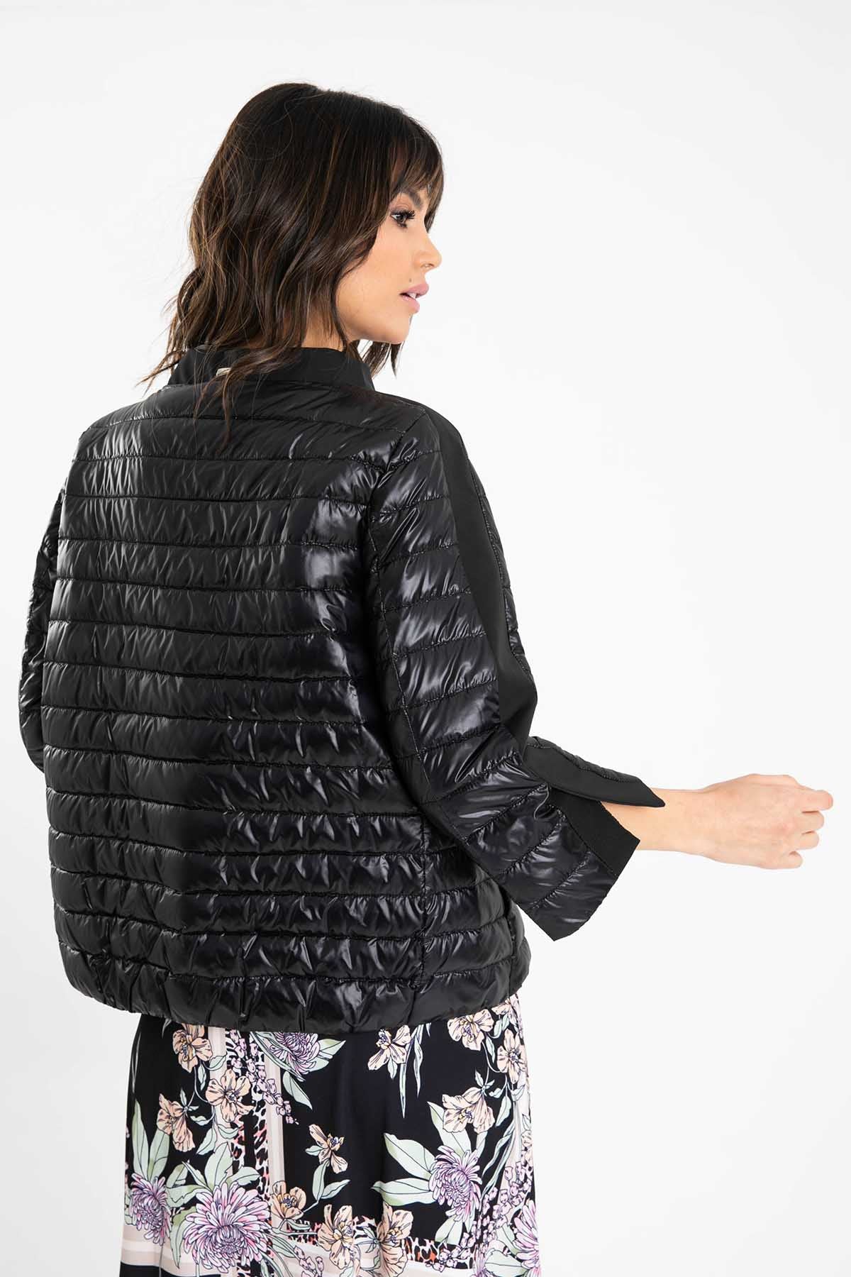 Herno Dik Yaka İnce Puffer Mont-Libas Trendy Fashion Store