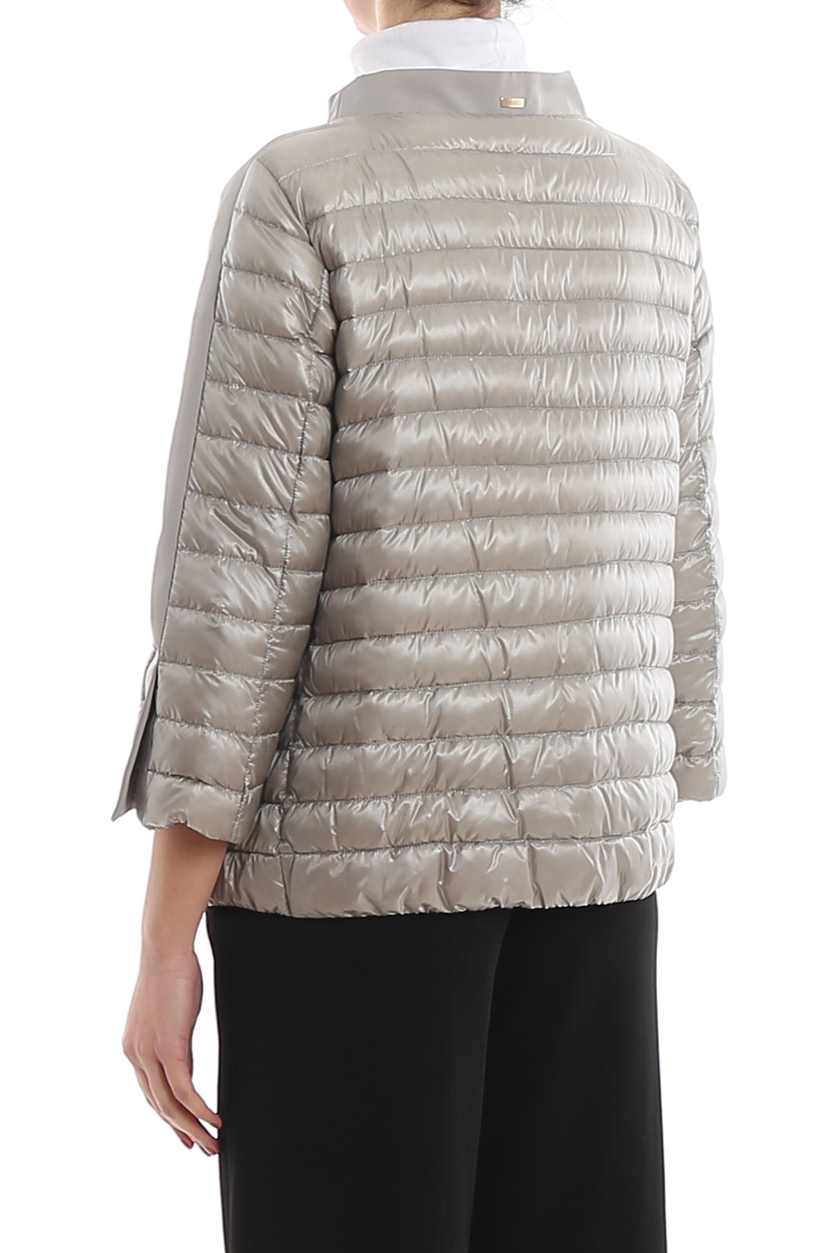 Herno Dik Yaka İnce Puffer Mont-Libas Trendy Fashion Store