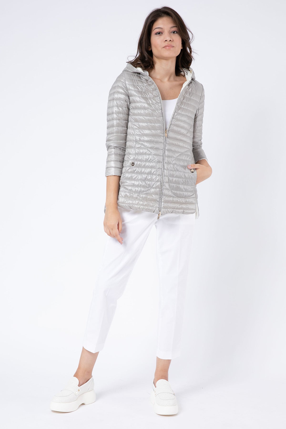 Herno Dolgulu Kapüşonlu Çift Taraflı Mont-Libas Trendy Fashion Store