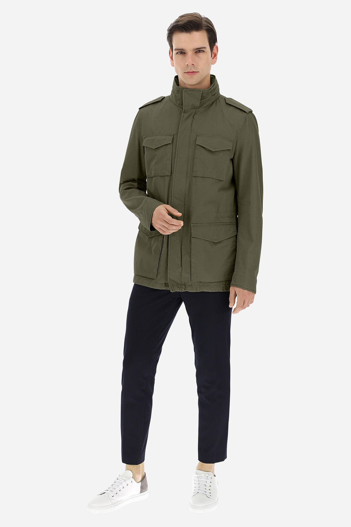 Herno Yıkamalı Kapak Cepli Mont Ceket-Libas Trendy Fashion Store