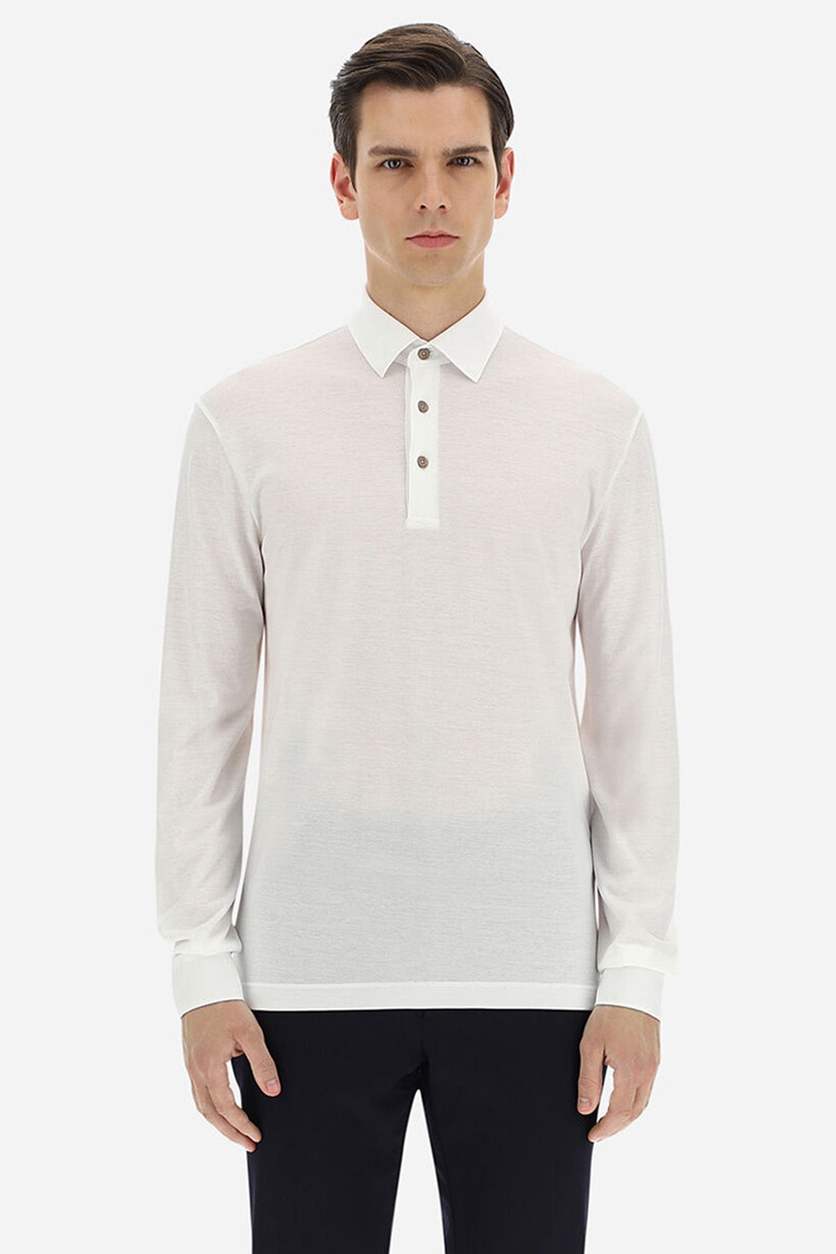 Herno Polo Yaka Uzun Kollu T-shirt-Libas Trendy Fashion Store