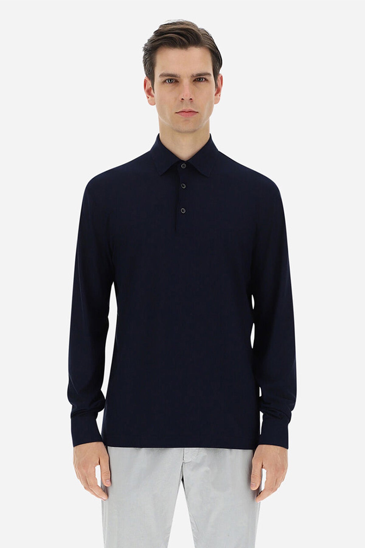 Herno Polo Yaka Uzun Kollu T-shirt-Libas Trendy Fashion Store