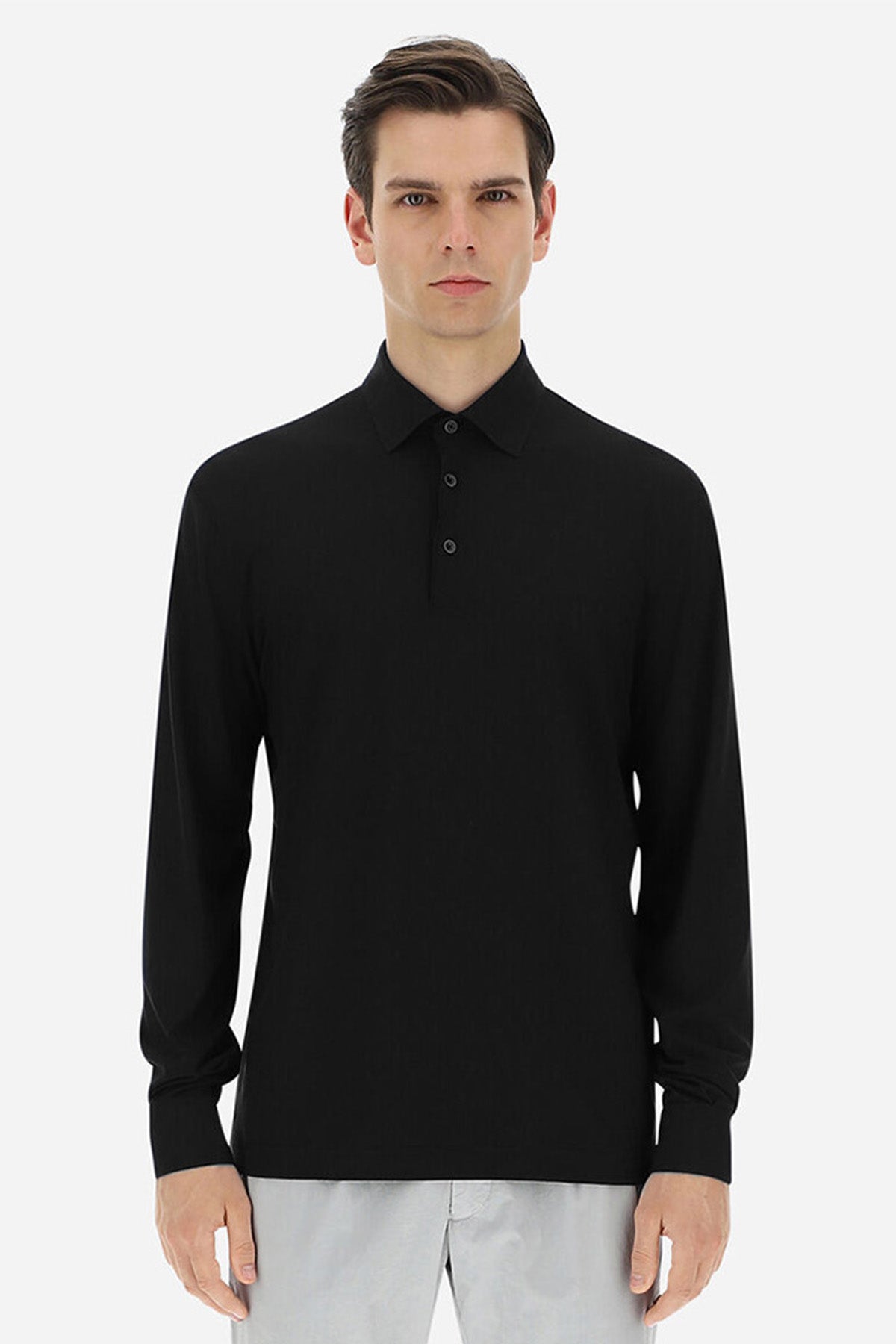 Herno Polo Yaka Uzun Kollu T-shirt-Libas Trendy Fashion Store